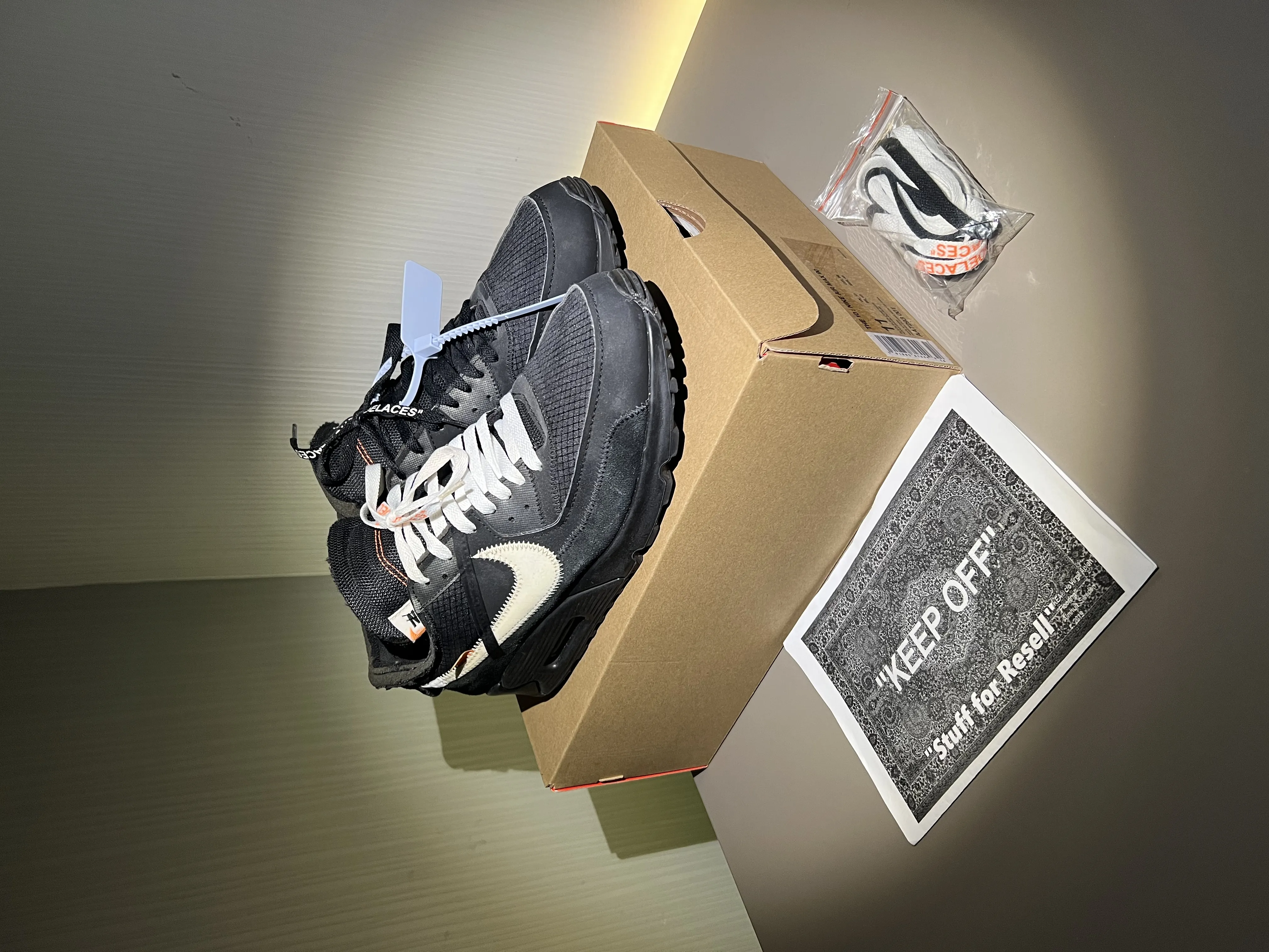 Off white x nike air max 90 sales white